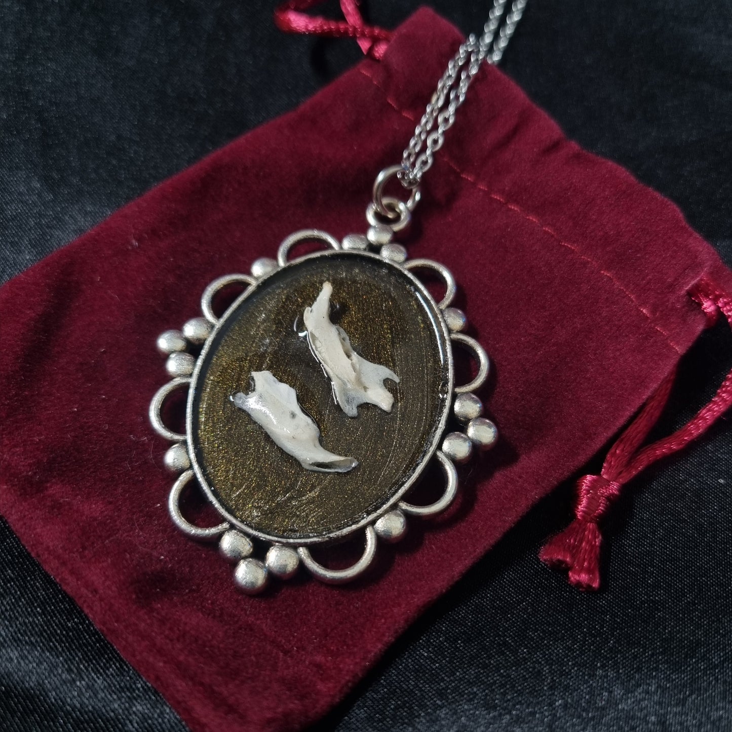 Jaw Bone necklace pendant