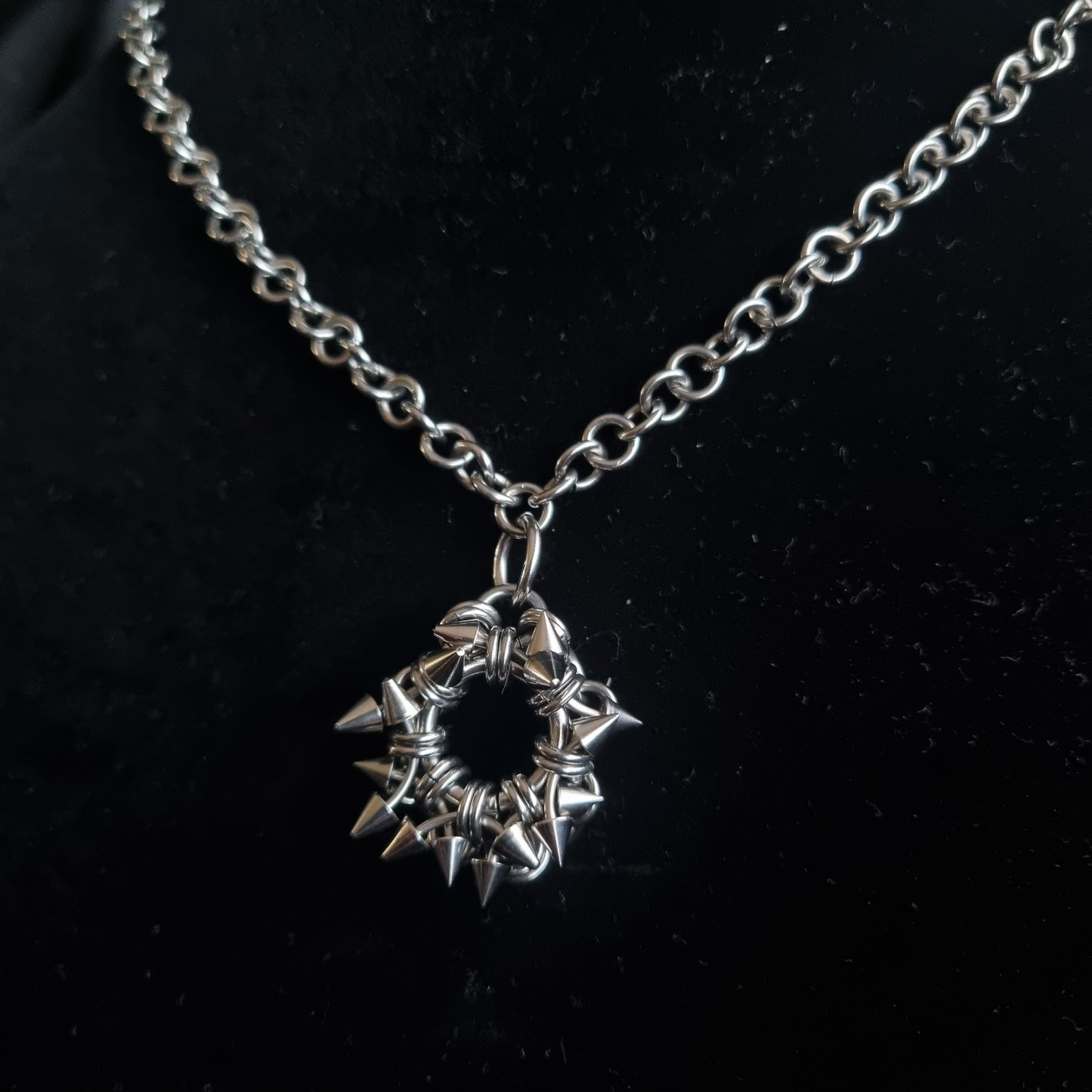 Spiked Necklace | Alternative | Unique | Handmade