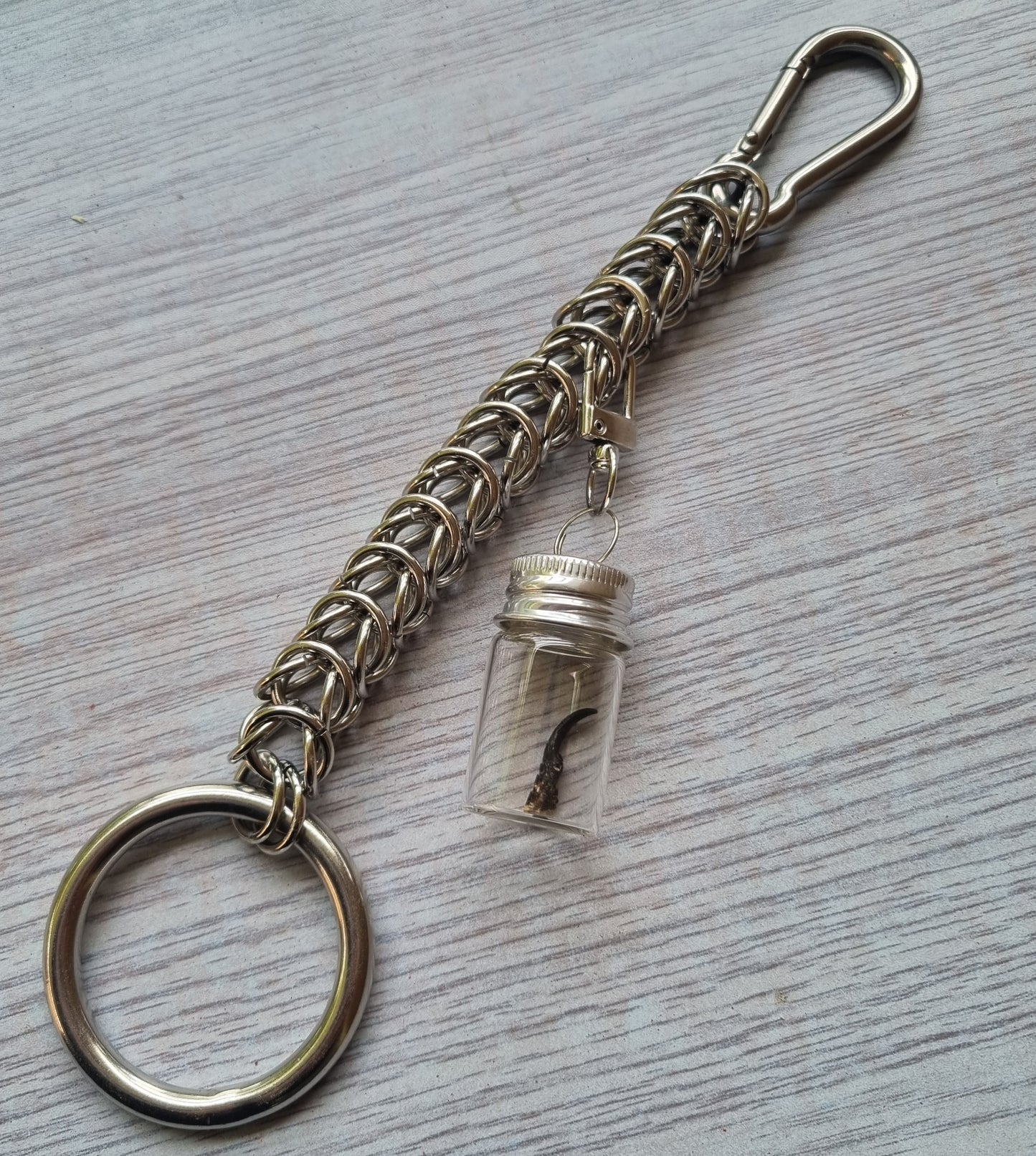 Carabiner Keyring Chainmaille Chain