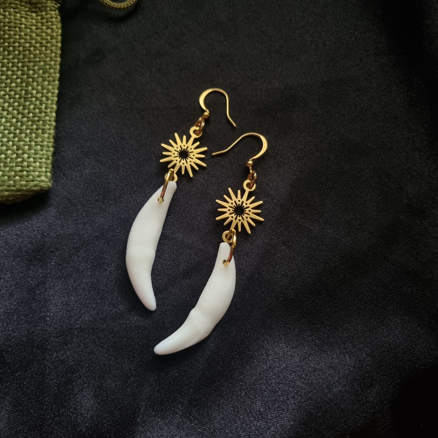 Coyote Tooth Earrings