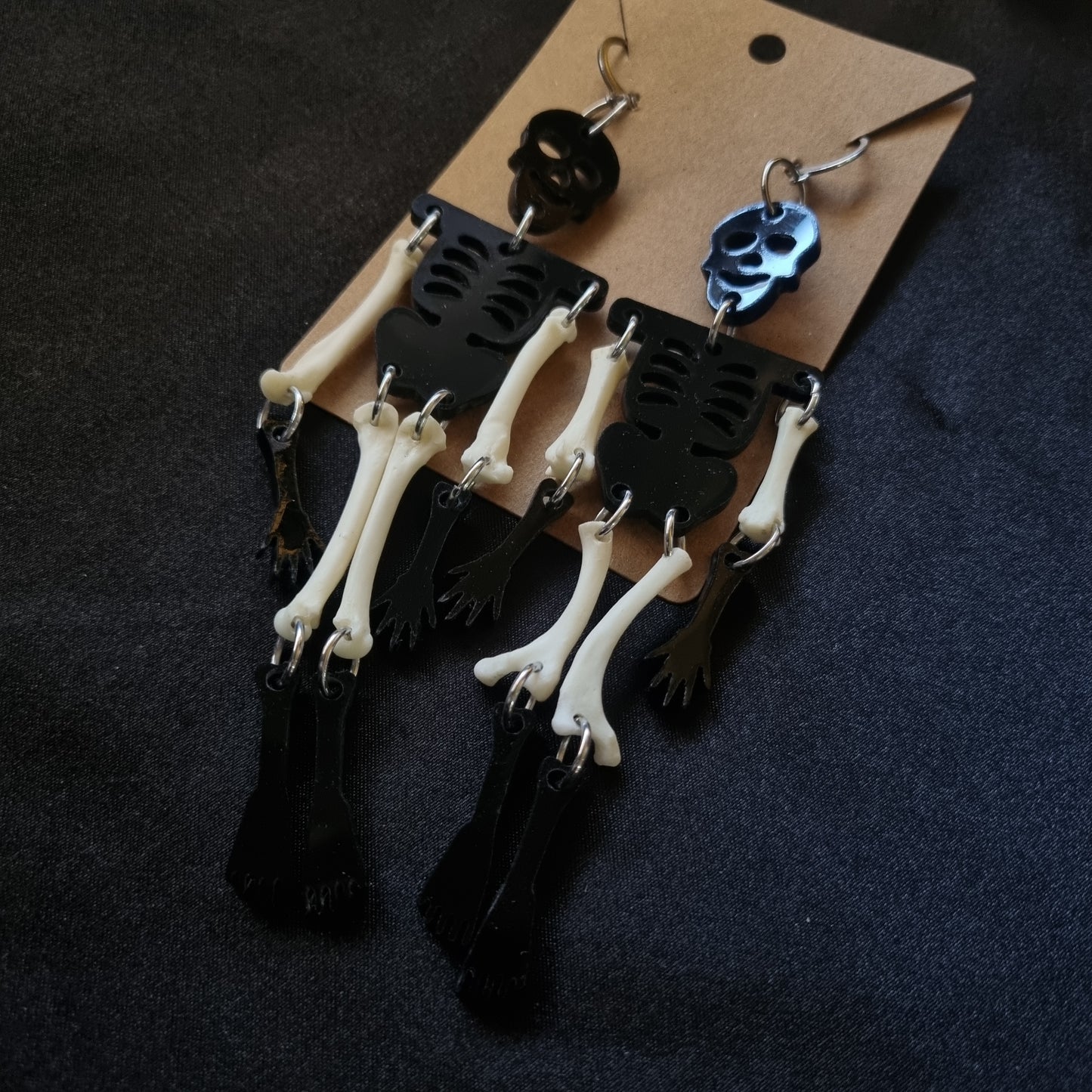 Spooky Scary Skeleton Earrings
