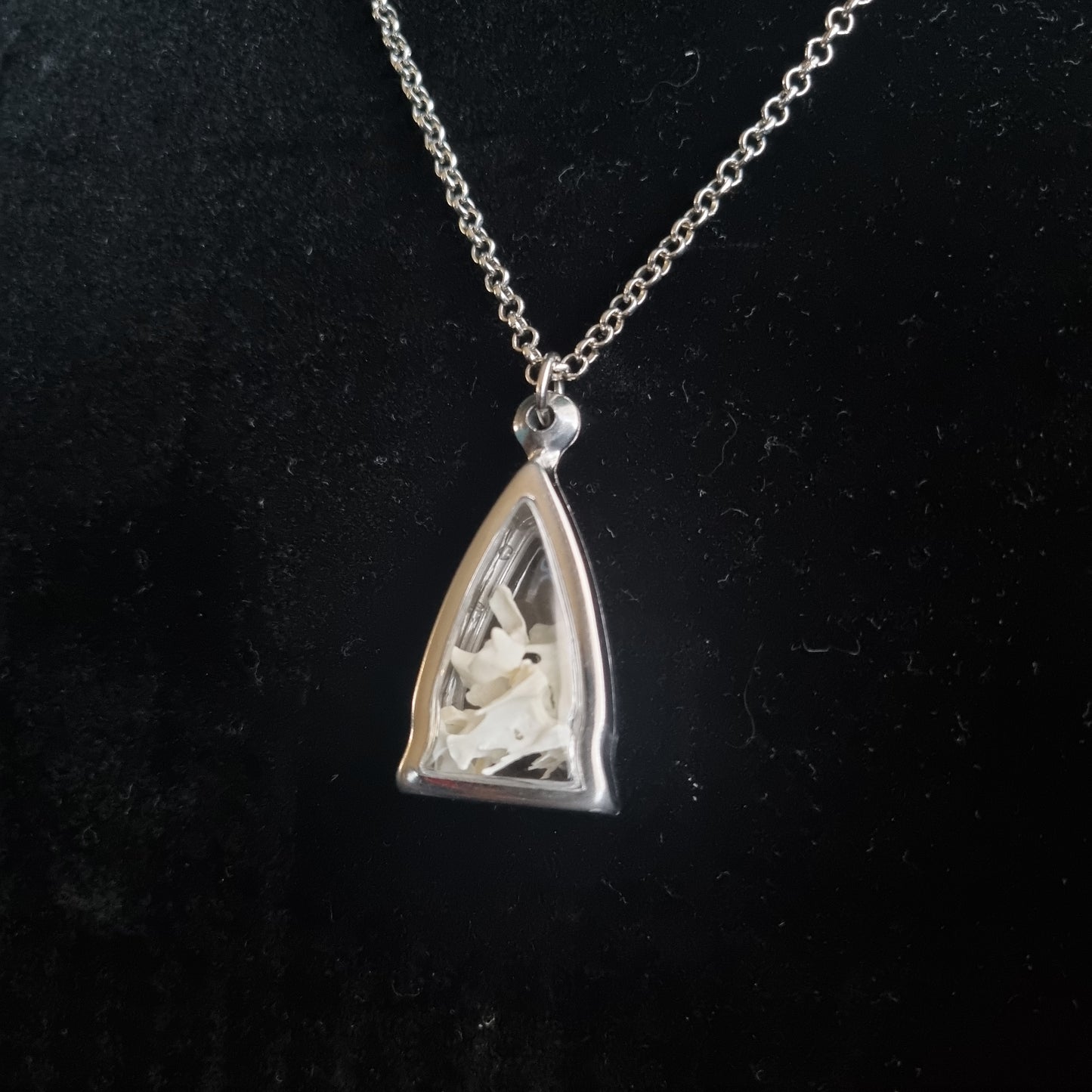Mouse Bone Pendant Necklace