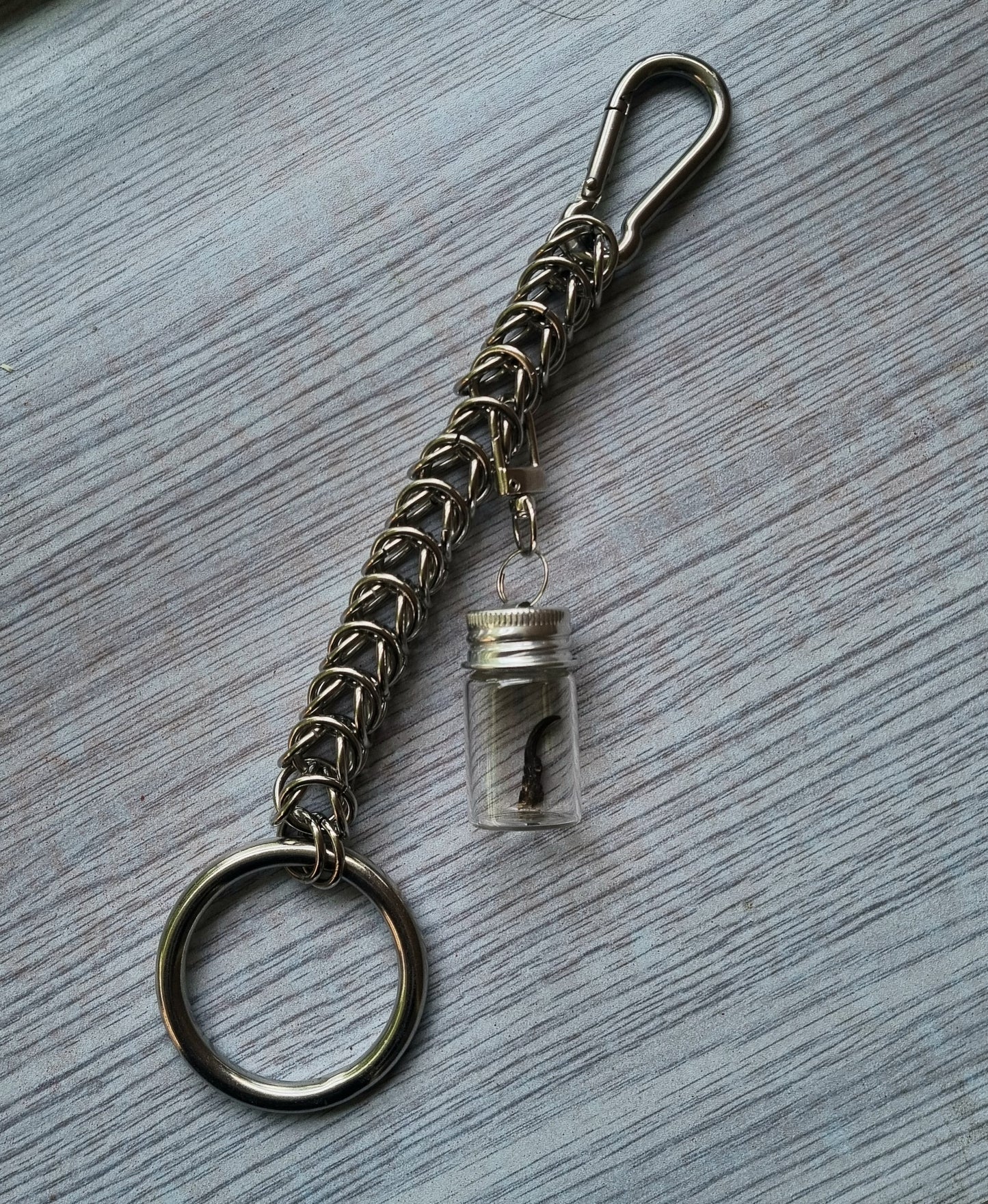 Carabiner Keyring Chainmaille Chain