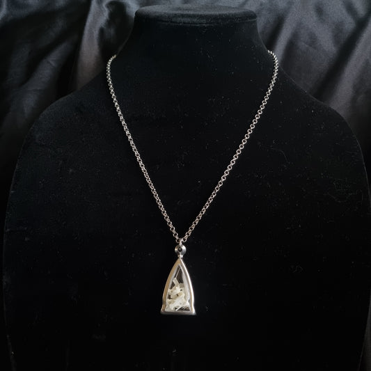 Mouse Bone Pendant Necklace