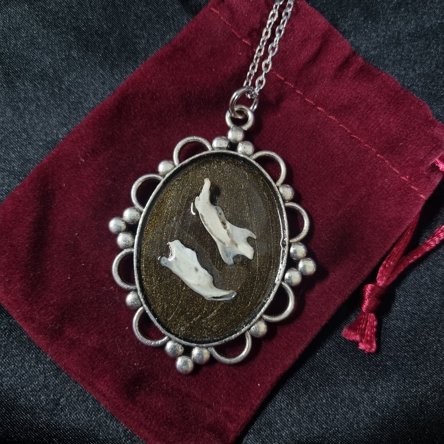 Jaw Bone necklace pendant