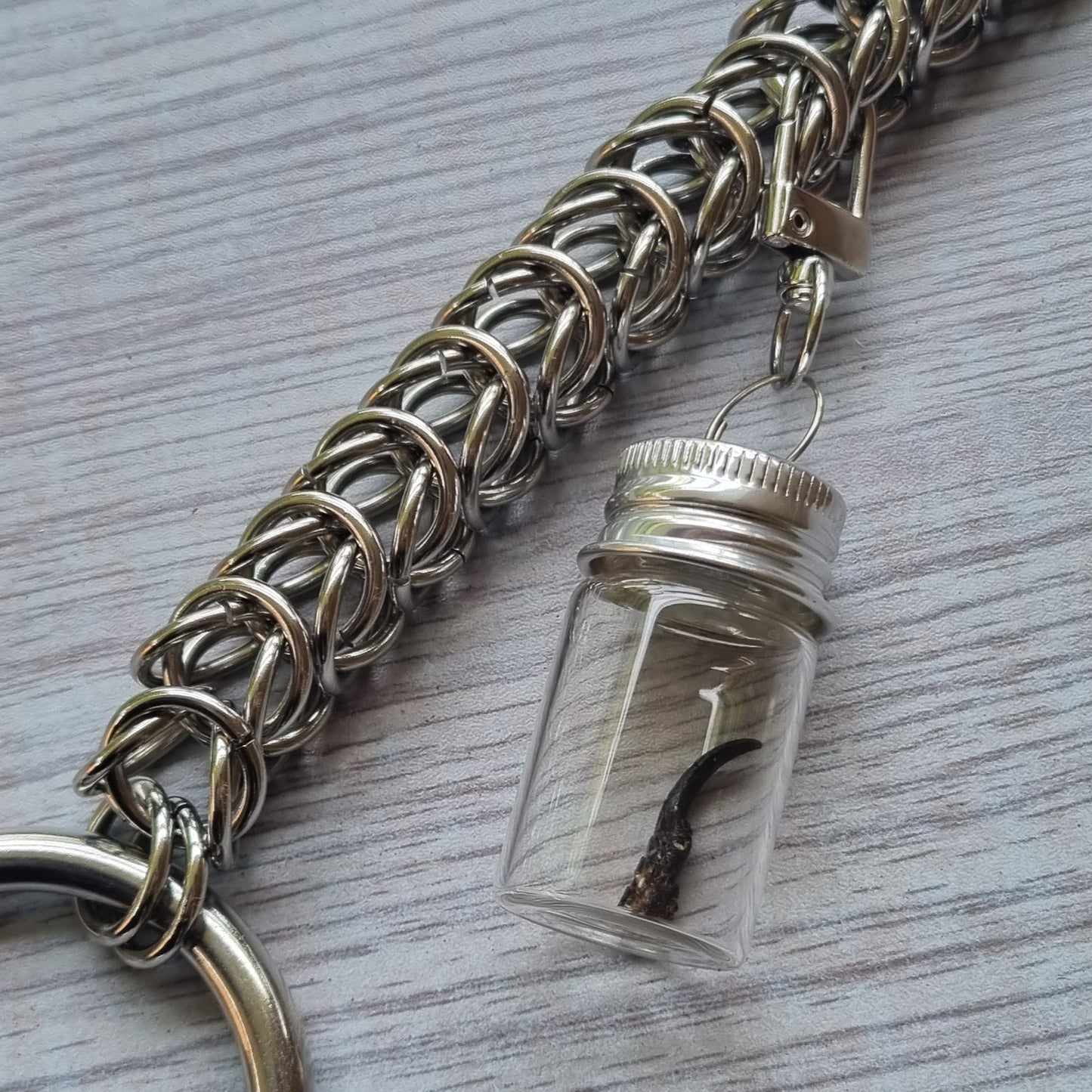 Carabiner Keyring Chainmaille Chain